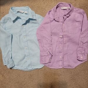 Janie and Jack linen duo